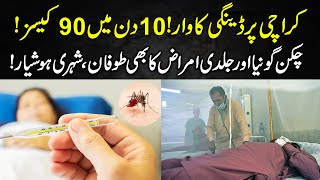 Karachi Par Dengi Ka War 10 Din 90 Cases  Haqpakistantrend [upl. by Dibbrun]