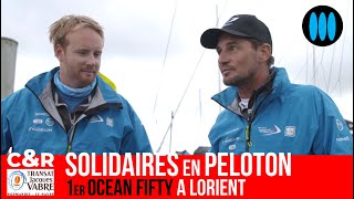 Transat Jacques Vabre 2023  Solidaires en Peloton 1er Ocean Fifty à Lorient un warmup tonique [upl. by Nednarb106]