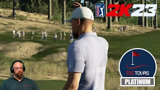 THIS COURSE BROKE ME  American Open  RD 2 TGC PLAT  PGA2K23 [upl. by Friede136]