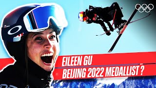 Gunning For Gold  Will Eileen Gu win a medal at Beijing 2022 🇨🇳⛷ [upl. by Rosenblum]