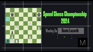 Speed Chess Championship 2024Denis LazavikWesley SoKing chess match Mytharchi [upl. by Ansell]