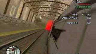 GTA San Andreas Train Glitch [upl. by Clive]