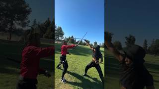 FikShun me vs Quartay Sensei vs pupil fight anime samurai [upl. by Lezlie]