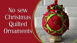 No Sew Christmas Ornaments [upl. by Chico]