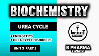 Urea Cycle  Urea Cycle Disorders  Amino Acid Metabolism  Biochemistry  B Pharma 2nd Semester [upl. by Alrahs]