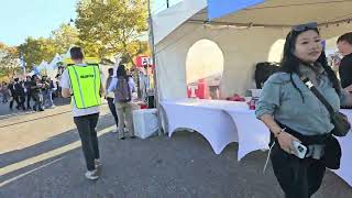 CROWD SCENE AT OYSTER FESTIVAL  OYSTER BAY NEW YORK [upl. by Hallett]