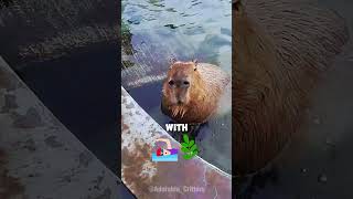 Capybara The Chillest Animal on the Planet capybara animalfacts rodents [upl. by Marge]