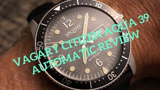 Vagary By Citizen Aqua 39 Automatic Diver Review [upl. by Fast177]