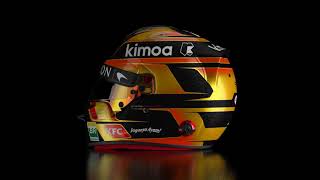 Stoffel Vandoorne 2018 Helmet [upl. by Rodrigo347]