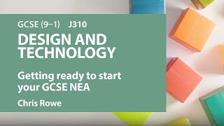 GCSE 91 Design and Technology  Getting ready to start your GCSE NEA [upl. by Erdnaxela]