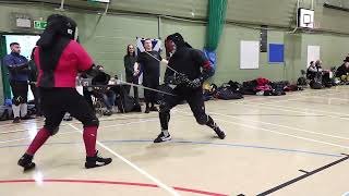 Wessex League  Taunton 2023 Open Steel Longsword Pool 18 [upl. by Lissak]