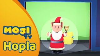 ONKI IS EEN KERSTMAN 🎅  HOPLA 🐇  Nederlandse Kinderseries  MojiTV [upl. by Cassella]