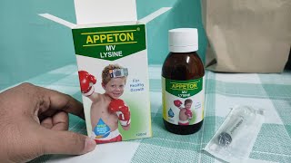 Appeton MV Lysine Untuk Kanak Kanak Selera Makan [upl. by Reh]