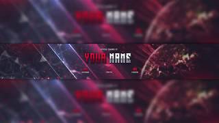 FREE PHOTOSHOP BANNER TEMPLATE 2018 [upl. by Azzil465]