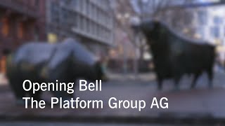 Opening Bell The Platform Group [upl. by Dredi222]