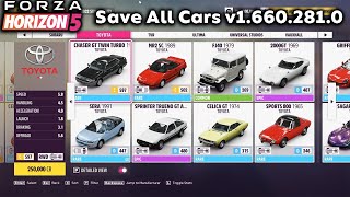 Forza Horizon 5 Save v16602810 All Cars [upl. by Tierell558]