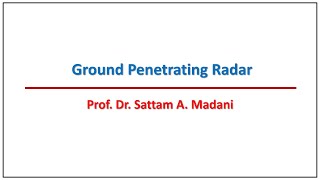 Ground Penetrating Radar GPR  239 [upl. by Allimak]