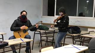 El Pintao Gato Adolfo Ábalos  Natalí Giffi violín Matías Gómez Zequeira guitarra [upl. by Maillw166]