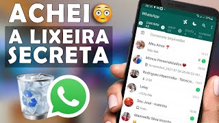 ACHEI A LIXEIRA DO WHATSAPP  A FICHA CAIU PRA QUEM ESCONDE 😂 [upl. by Hgeilyak]