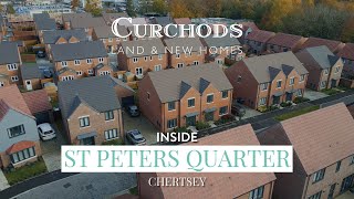 Luxury New Home Tour  St Peters Quarter Chertsey [upl. by Ardnossak]