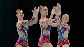 TEAM BELGIUM 🥇🇧🇪 WK ACRO 2024 Finale Tempo  Lauren Verbrugghe Mirte Vercauteren en Sofie Jaeken [upl. by Udale]