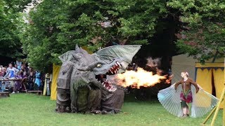 Der Drache Fangdorn 25 Spektakel Plattenburg 2462017 [upl. by Dat917]