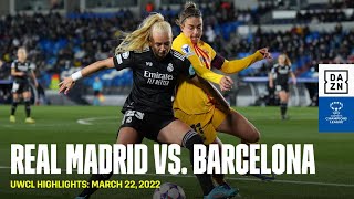 HIGHLIGHTS  Real Madrid vs Barcelona UEFA Womens Champions League 202122 [upl. by Selim63]