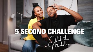 5 SECOND CHALLENGE  Mogale amp Kabelo Mohale [upl. by Purdum]