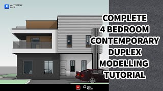 Autodesk Revit Architecture 2024 Full Beginners Tutorial [upl. by Schilt]