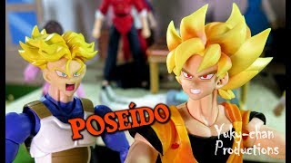 voces ★ quotGOTEN POSEÍDO VS TRUNKSquot  PARTE 11 NUEVA GENERACIÓN DRAGON BALL Stop motion figuras [upl. by Novad]