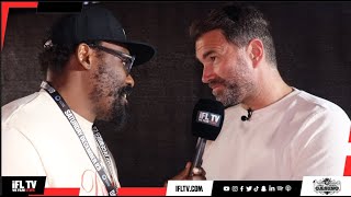 IT MAKES ME UPSET  DEREK CHISORA STICKS IT ON EDDIE HEARN OVER ANTHONY JOSHUA v DEONTAY WILDER [upl. by Eidob]