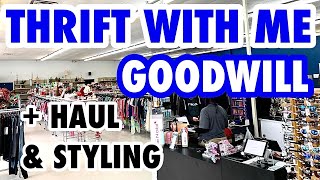 I filled the cart on my GOODWILL THRIFT WITH ME trip  THRIFT HAUL  HOME DECOR YOUTUBE January 2022 [upl. by Montanez]