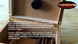 Position Humidor Befeuchter Humidifier [upl. by Eerehc99]