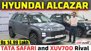 2024 Hyundai Alcazar Facelift  7 Seater Family SUV 🔥 Mahindra XUV700 amp Tata Safari Rival 🔥 [upl. by Erasmo]