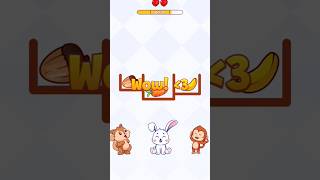 Matching game 🐿🌰🐇🥕🐒🍌 game gaming crazyplays youtube shorts [upl. by Wilhelmine]