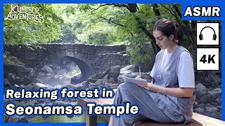 KUNESCO Adventures 2022 Unwind in the Forest of Seonamsa Temple  4K ASMR [upl. by Eikceb]