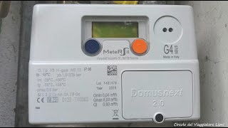 Guida pratica autolettura GAS  contatore digitale uso tasti bluaranciobatteriamatriccontatore [upl. by Mohr]