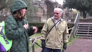 Marina De Franceschini e Miichael Ytterberg discuss details of the Vestibule at Hadrians Villa [upl. by Taddeusz]