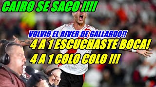 CAIRO LOCO CON GALLARDO Y RIVER 41 ATLETICOTUCUMAN quot4 A 1 BOCA ESCUCHASTE COLO COLO AHI VAMOSquot [upl. by Faus242]