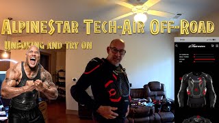 Get Ready To Ride Safe Unboxing And Trying On The Alpinestar Techair Offroad Airbag [upl. by Ruder]