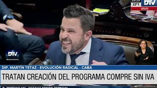 Martín Tetaz le pidió a Javier Milei responsabilidad a la hora de hacer declaraciones mediáticas [upl. by Leakim]