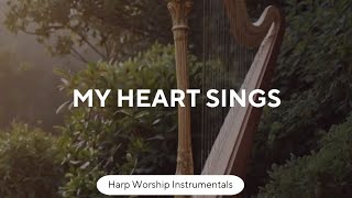 MY HEART SINGS  PROPHETIC HARP WARFARE INSTRUMENTAL  DAVID HARP  432Hz BODY HEALING INSTRUMENTAL [upl. by Onairot530]