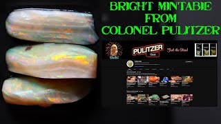 Pulitzer Opal Special Delivery Yummy Mintabie Opal Slices PulitzerOpal [upl. by Oxley]