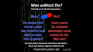 Was wählst Du 🔵🔴 Schreib es in die KommentareStellst Du Dich unter den Scheffel oder bist stark [upl. by Draper48]