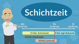 Schichtzeit Arbeitszeit und Lenkzeit im Güterkraftverkehr [upl. by Zeb678]