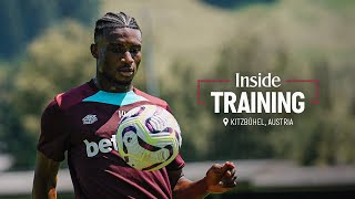 Mohammed Kudus Returns Goalkeeper Focus and Gym Work 🇦🇹  Inside Training ⚒ [upl. by Ecirtnas]