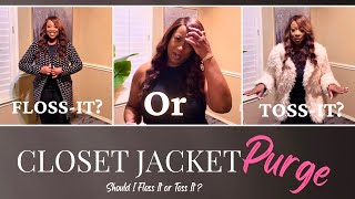 Floss It or Toss It  Closet Jacket PURGE 🧥 winter jacket funny cleaning laugh [upl. by Heins274]