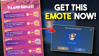 HOW TO GET quotYUN NA YONquot EMOTE IN MOBILE LEGENDS [upl. by Kahlil]