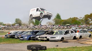 Angmering Raceway Car Jumping Ramp Competition  April 2022 [upl. by Emmalee983]