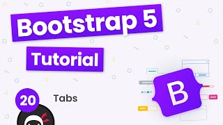 Bootstrap 5 Crash Course Tutorial 20  Tabs [upl. by Nneb]